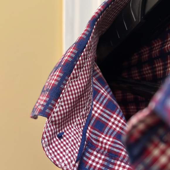 Johnston & Murphy cotton LS shirt, L - Picture 5 of 16